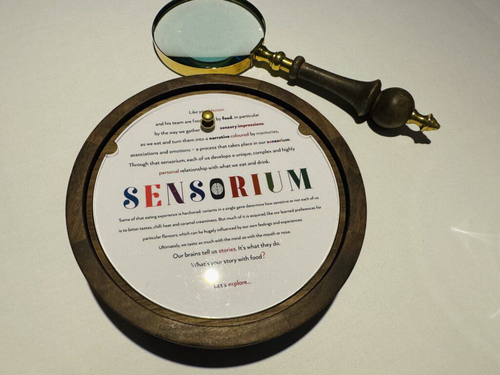 Menu card