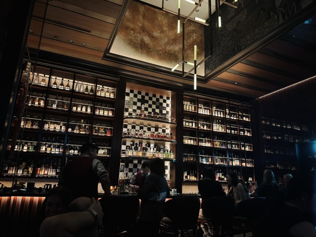 Bar Virtu in the evening. One of the best bars in the world 